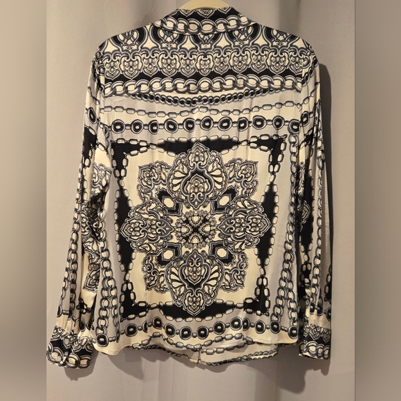 Vintage Cache Silk Shirt - Picture 3 of 5